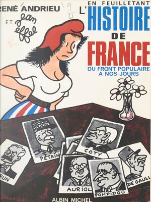 cover image of En feuilletant l'histoire de France, du Front populaire à nos jours